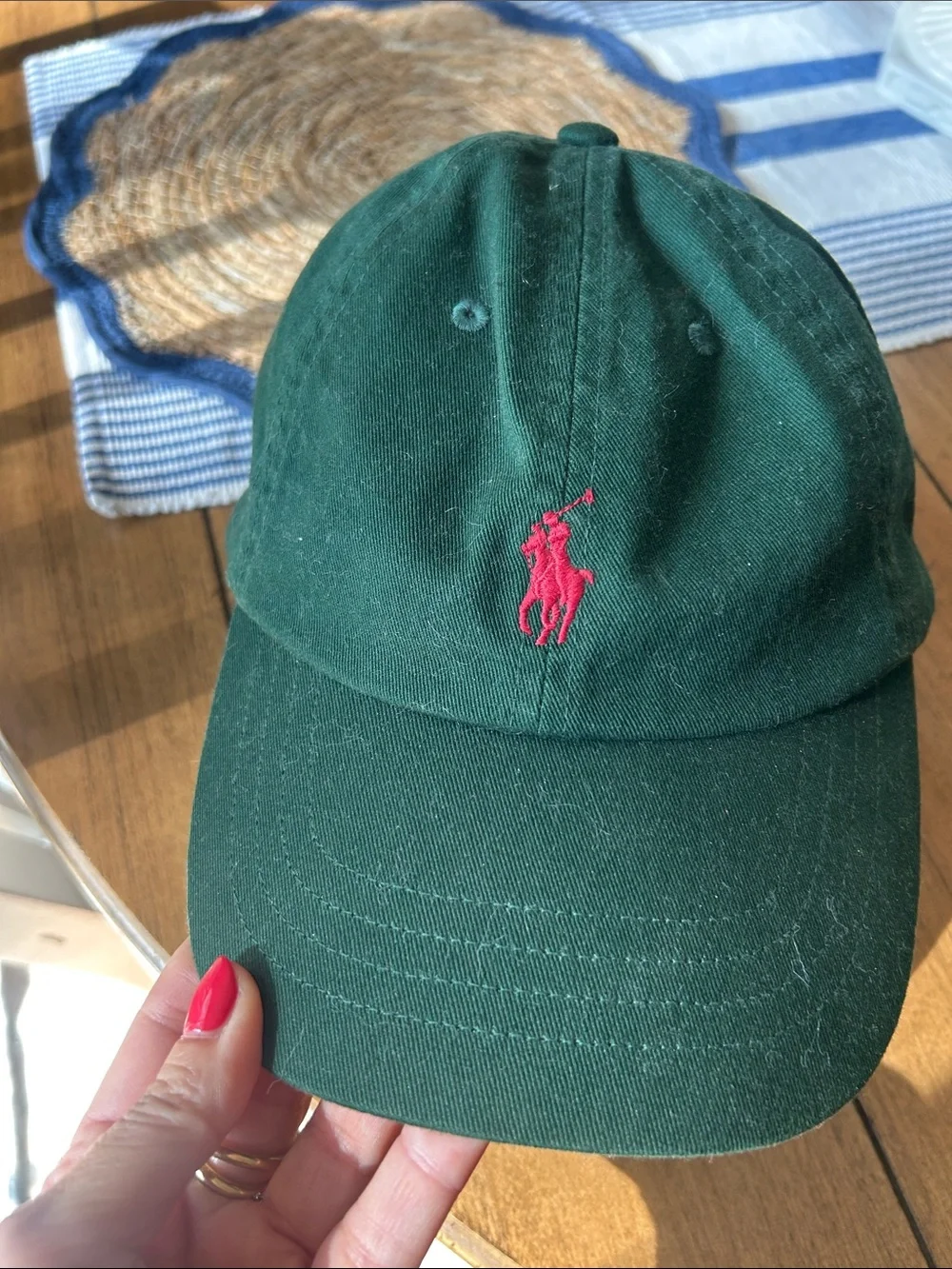 Polo by Ralph Lauren The Iconic Cotton Chino Ball Cap College Green